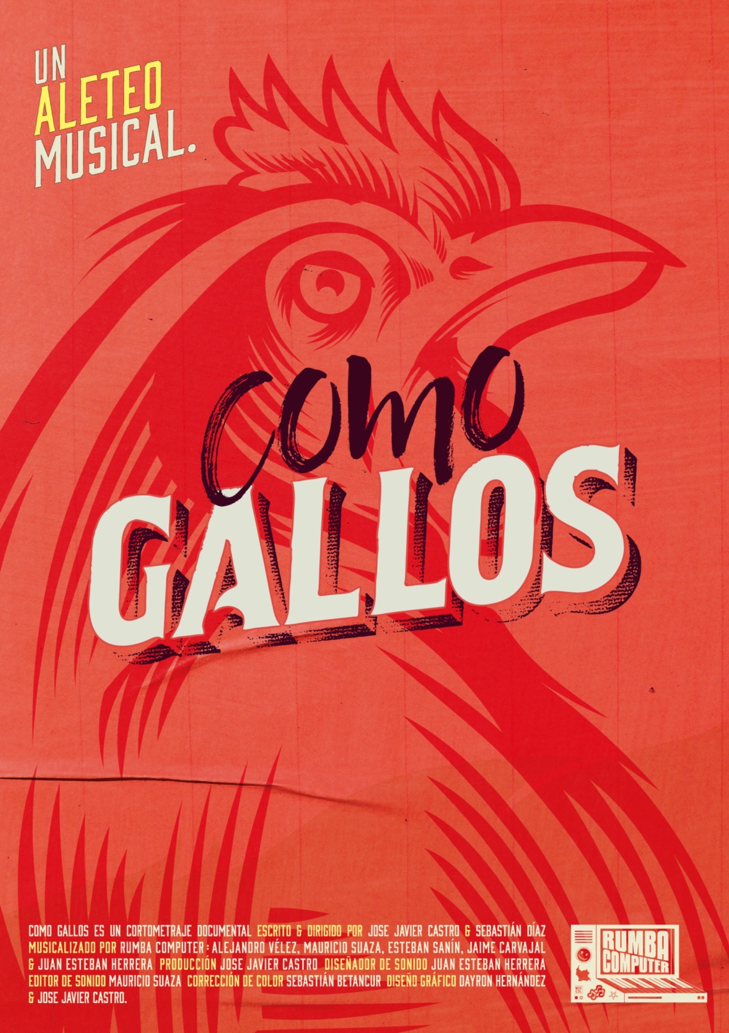 Como Gallos — Afiche cinematográfico