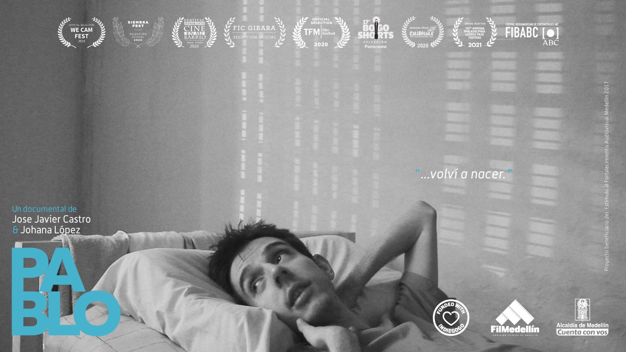Pablo banner, a documentary by Jose Javier Castro and Johana López